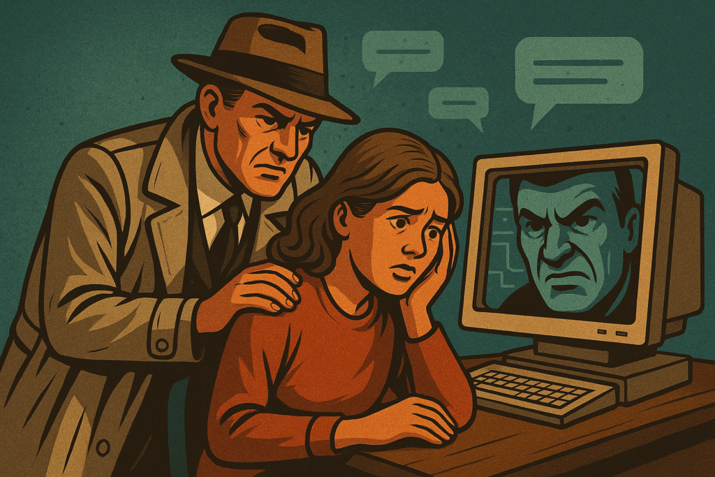 Cyberstalking i nękanie w sieci – kiedy warto zgłosić się do detektywa ?