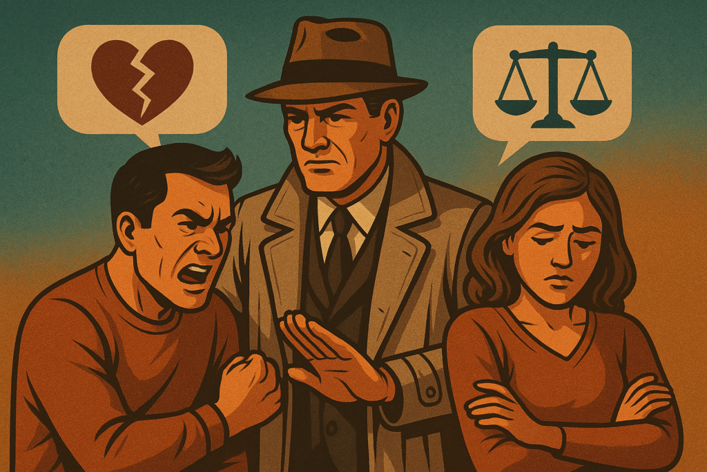 Walka o prawdę, nie o emocje – detektyw w sprawach rodzinnych i rozwodowych.