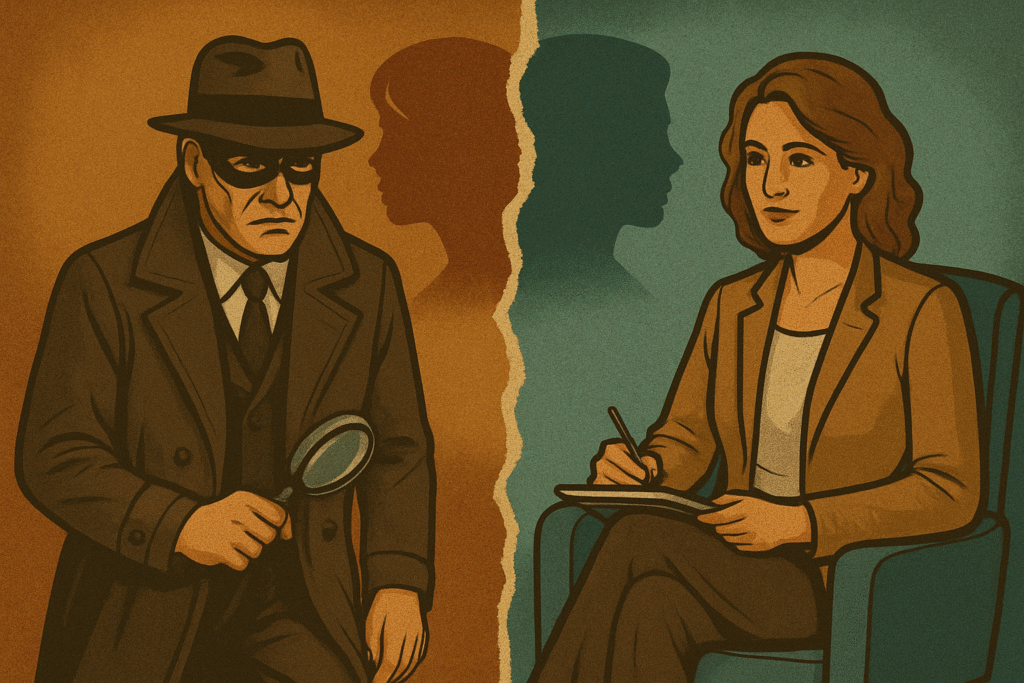 Detektyw i psychoterapeuta w dobie spraw rozwodowych – dwa oblicza jednej prawdy