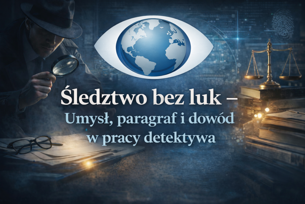 Śledztwo bez luk – umysł, paragraf i dowód w pracy detektywa
