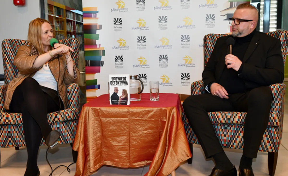 Spotkanie autorskie z Magdaleną Kuszewską i Dariuszem Korganowskim w bibliotece